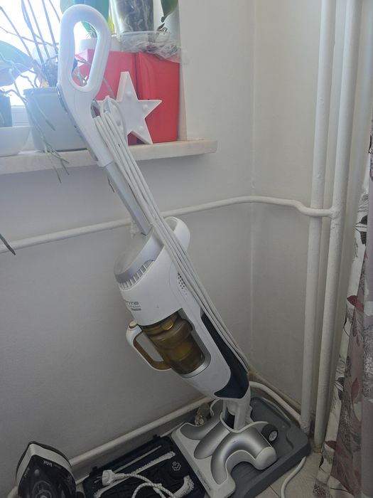 Aspirator vertical cu abur ROWENTA Clean&Steam RY7597WH, 0.7l, 1700W,