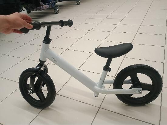 Bicicletă fără Pedale 10 inch 100 Alb - produs resigilat Decathlon