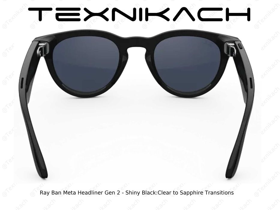 Ray Ban Meta Headliner Gen 2 - Shiny Black/Clear to Sapphire!!!