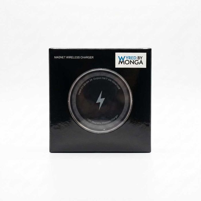 Încărcător Wireless Magnetic 2in1 Wyred by Monga USB-C & A Qi2 MagSafe