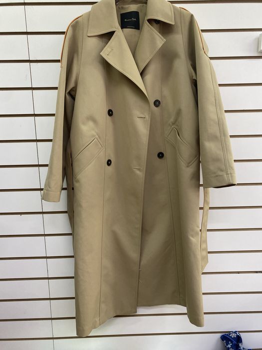 Двубортный Тренч MASSIMO DUTTI