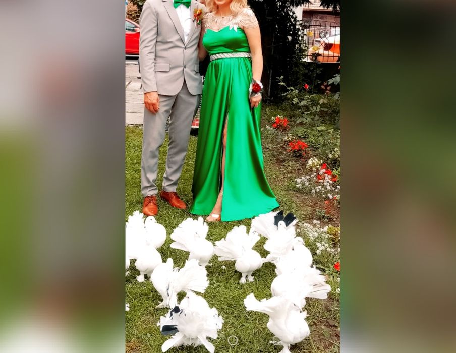 Rochie lunga eleganta, de seara, de nasa, de ocazie, deosebita