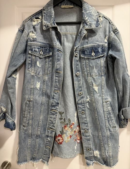 Дънково яке дълго