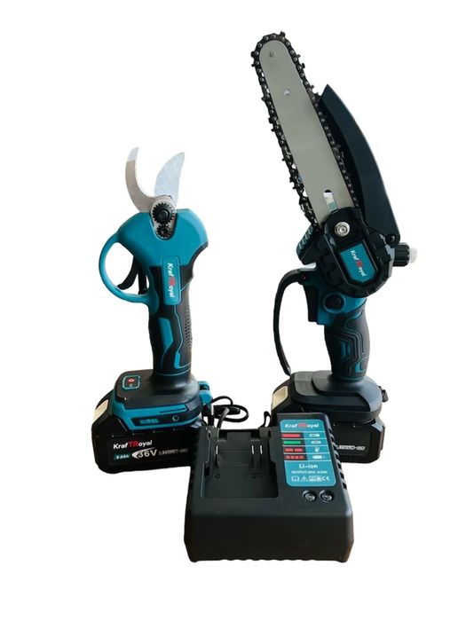 2вl Акумулаторна Безчеткова Лозарска Ножица и Резачка 36V