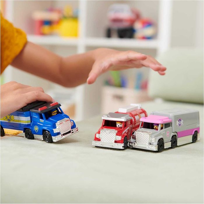 Paw Patlol Пес Патрул Метални Колички 6бр 1:55 Колекционерски - 3 вида