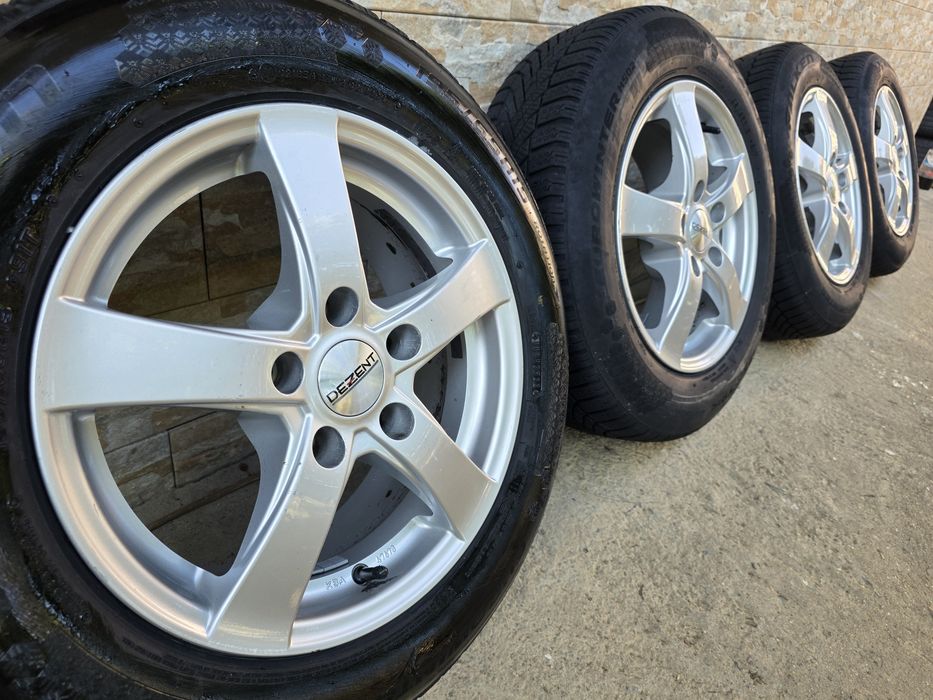 Продавам ОРИГИНАЛНИ Джанти+гуми 15 ' цола 5x112 57,1 Audi a4,a6,a8 Pasat 4,5. 6 1/2J ET38 DEZENT