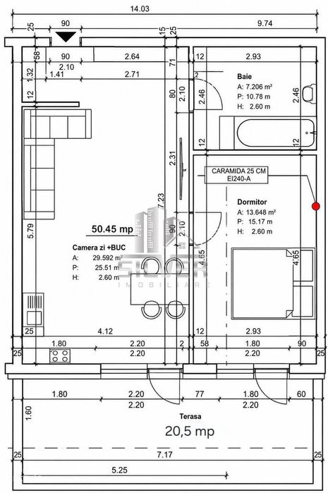 Apartamente cu 2 camere/50-55mp/TERASE 20-52mp/IMOBIL NZEB/TVA INCLUS.