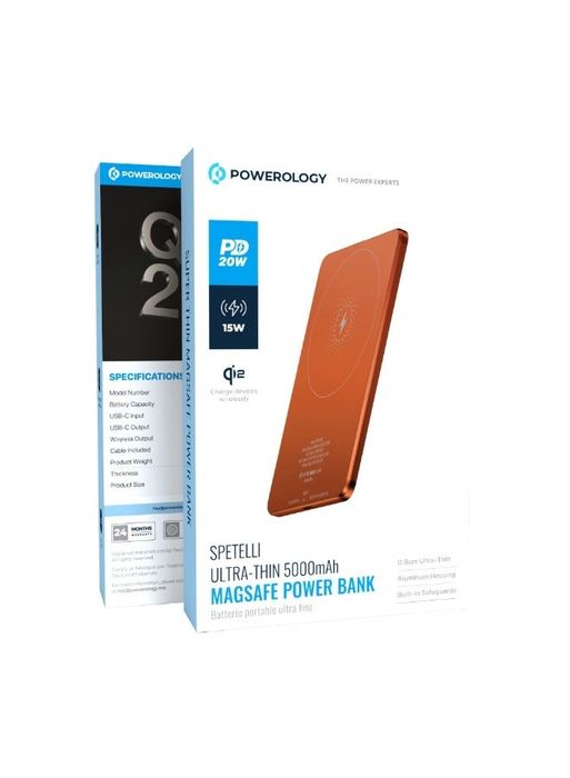 Повербанк Powerology Ultra-Thin 5000mAh MagSafe Power Bank