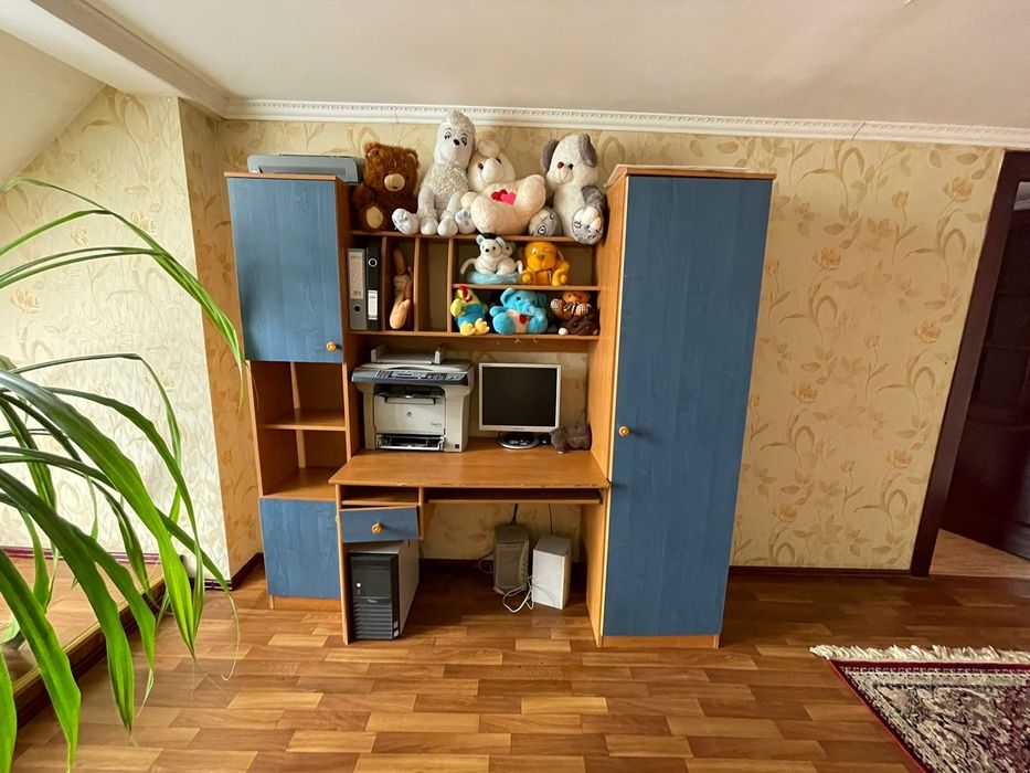 Компьютерный стол, шкаф