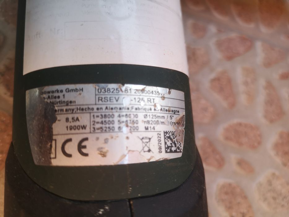 Metabo RSEV 1900W Машина за Полиране Венецианска Мазилка Мазилка