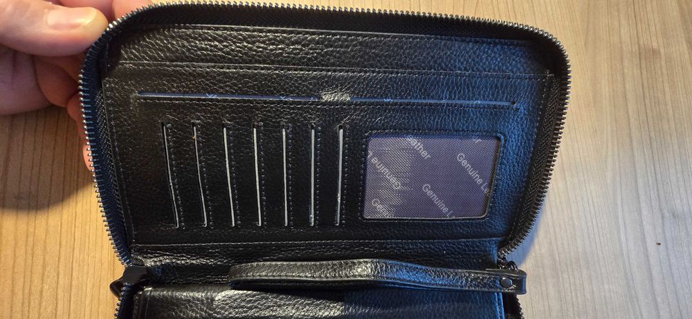 Голям Мъжки портфейл чанта клънч