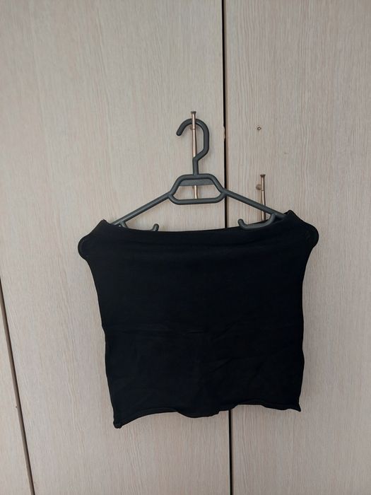 Fustă neagră tip tub, mărime universală – simplă și versatilă