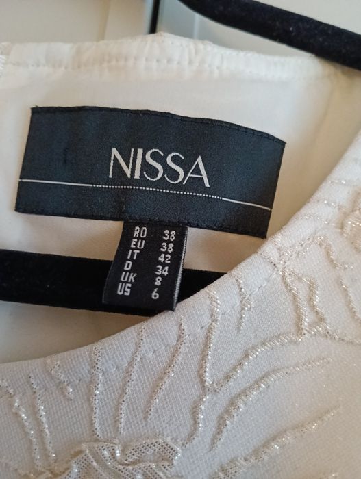 Rochie nissa mărime 38 crem