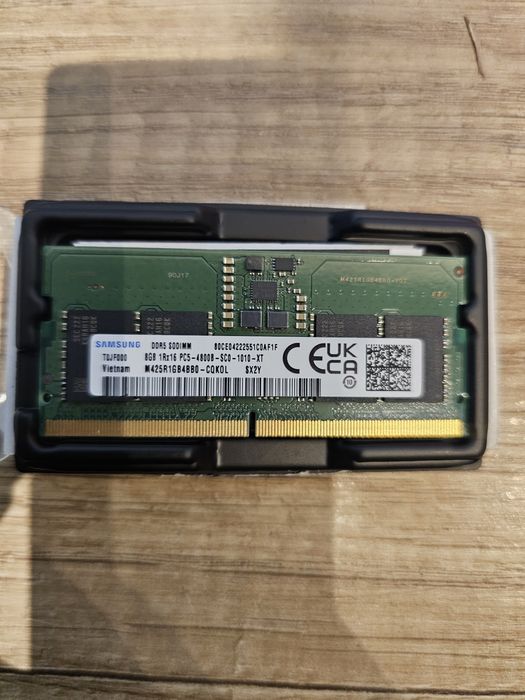 DDR5 SODIMM Samsung 8GB 4800MHz за лаптоп – 6 броя!