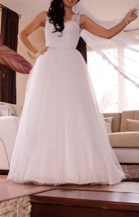 Rochie de mireasa 2 în 1- Tip sirena + fusta printesa