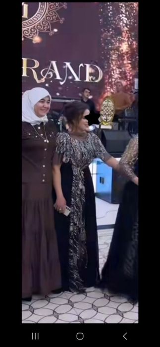 Вечернее платье, туйда 2 соат кийилган состоянияси ало 36/38 размер