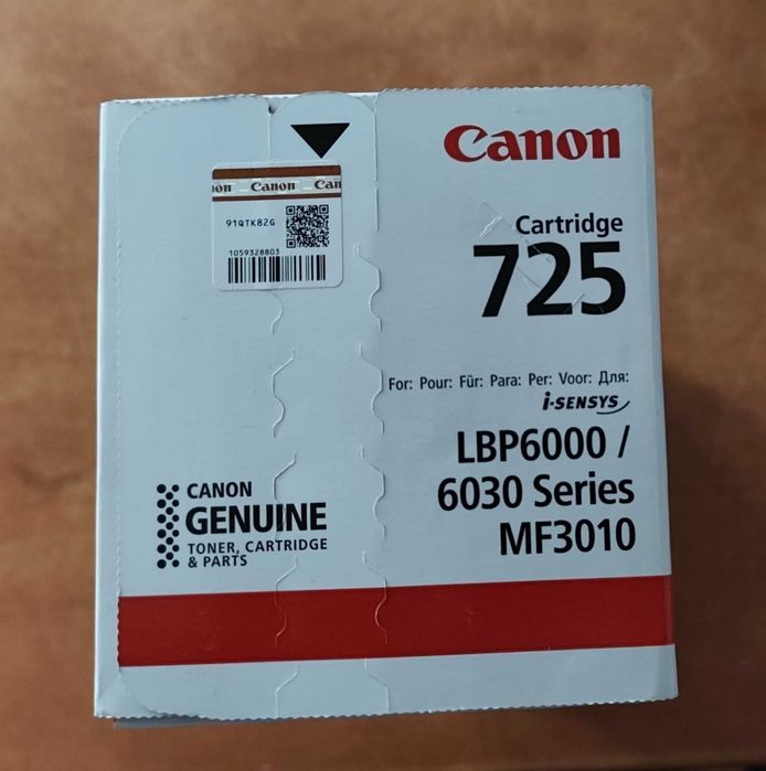 Продам картридж Саnon 725