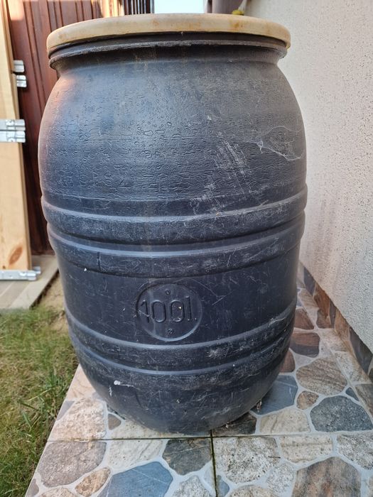 Butoi PVC 100 l cu capac