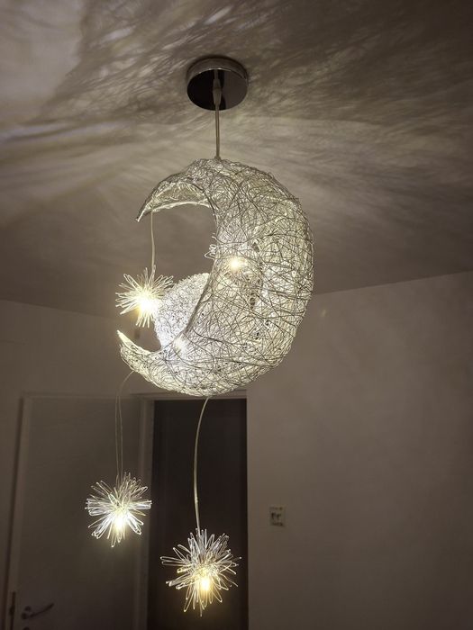 Lustra corp iluminat copii tip luna