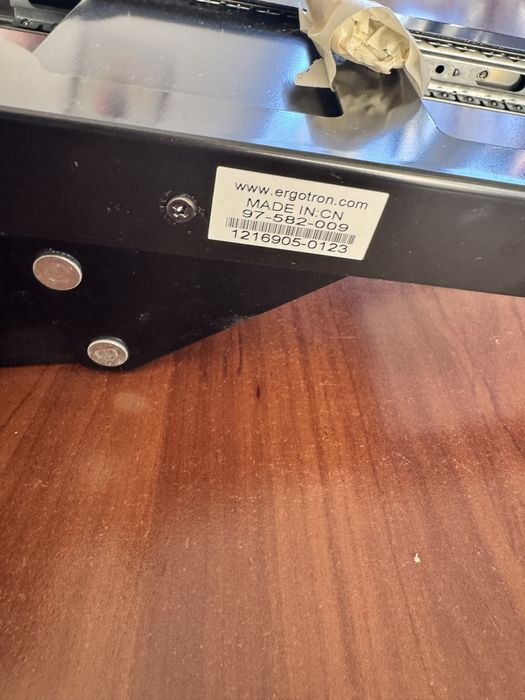 Vand suport Ergotron tastatura