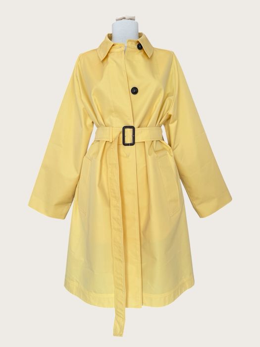 Max Mara, Trench impermeabil, galben, 38 EU / M