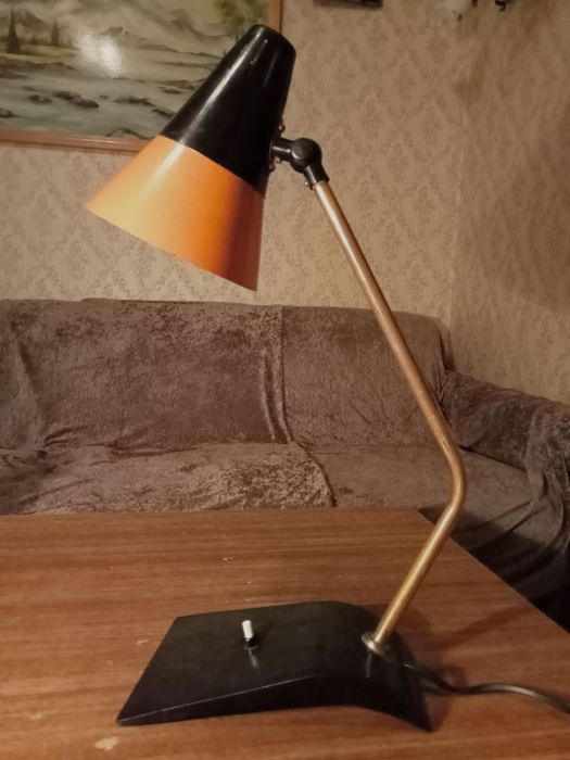Советские железные настольные лампы