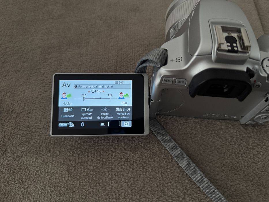 Camera foto DSLR Canon 250D Silver 24MPx