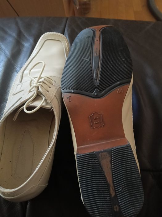 Мъжки официални бежеви обувки