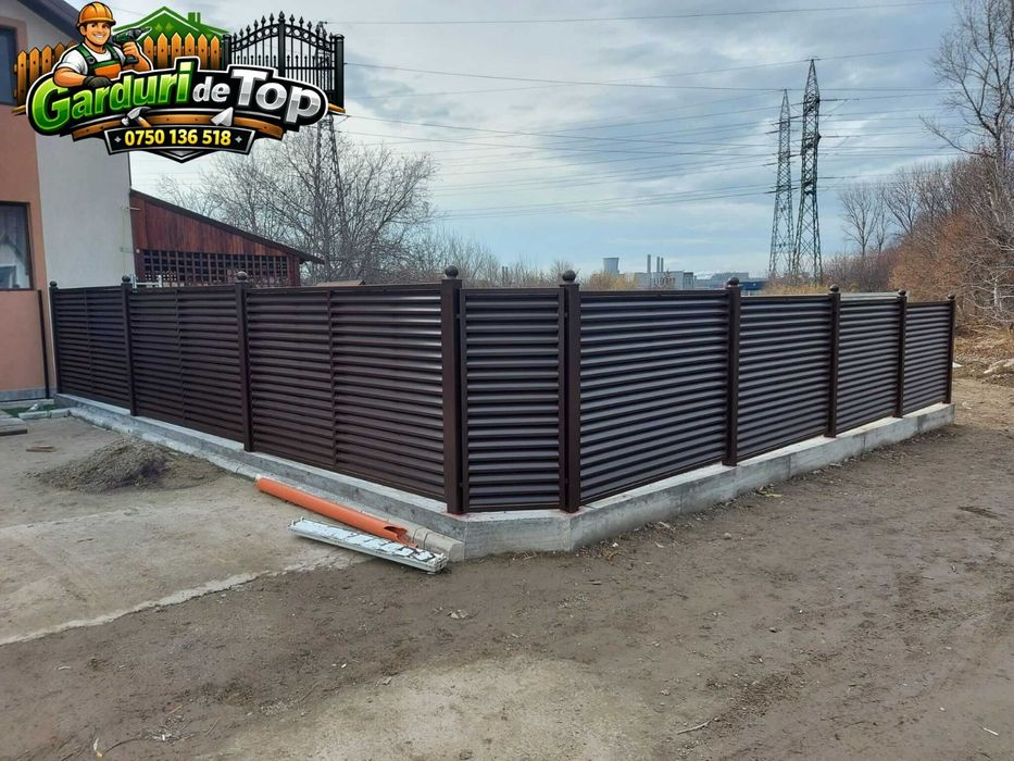Construim garduri și porți exact după cerințele dumneavoastră (cu sau