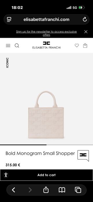 Чанта Elisabetta Franchi