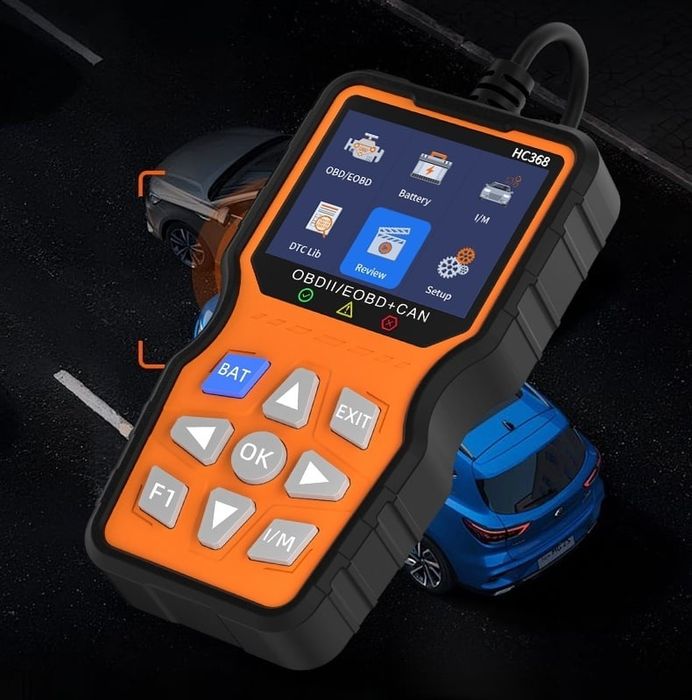 Автодиагностичен тестер Techstar HC368 OBD2 EOBD CAN, дисплей 2.8