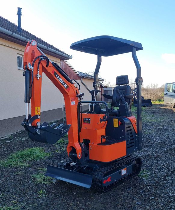 Miniexcavator - Utilaj NOU - Lubeck W121 1.2 tone motor KUBOTA Livrare la domicilu