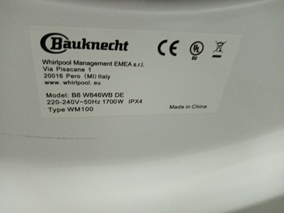 Mașina de spălat rufe Bauknecht