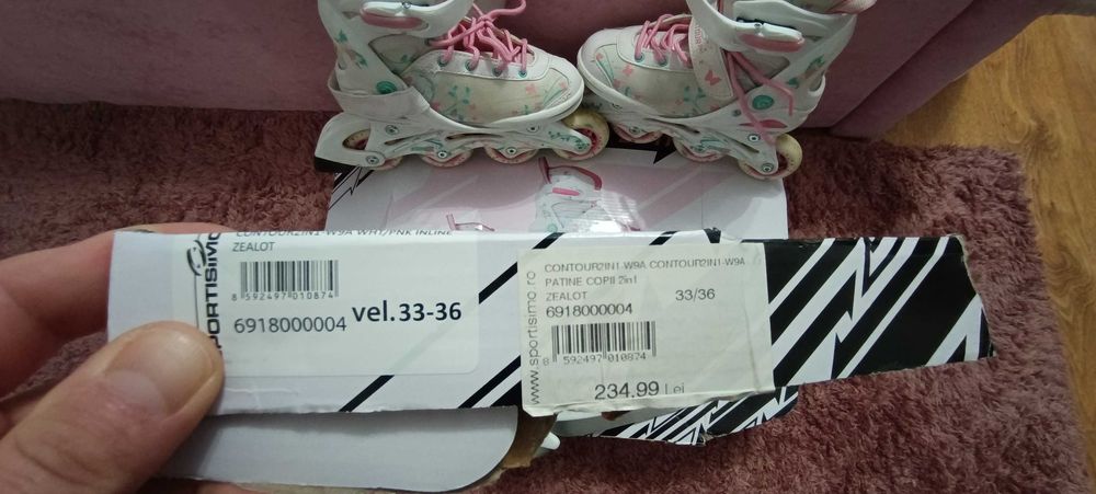 Role doi în unu ( patine )