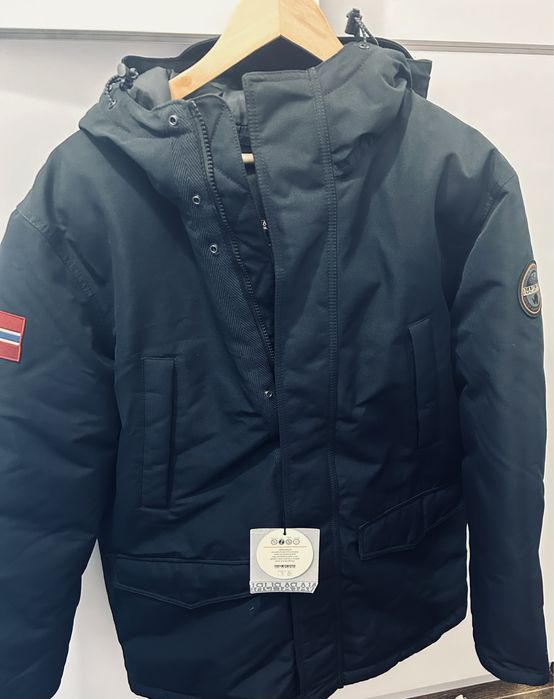 Парка Napapijri A-Cornier /Зелено и Черно/