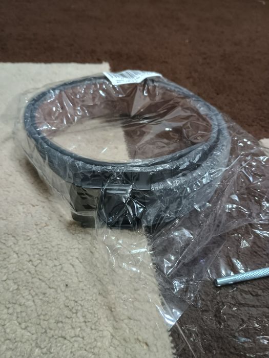 Curea Stil Louis Vuitton Monogram Eclipse - Negru Mat