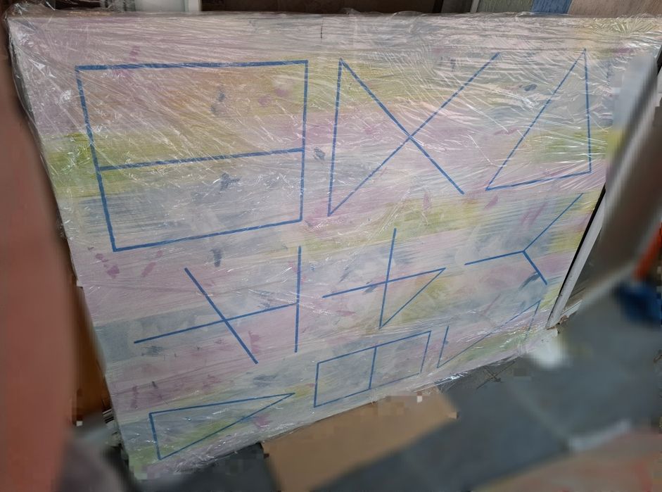 Diptic XXL Original, Pictat & Semnat - Lucian Marin, 2016 - 147x116 cm