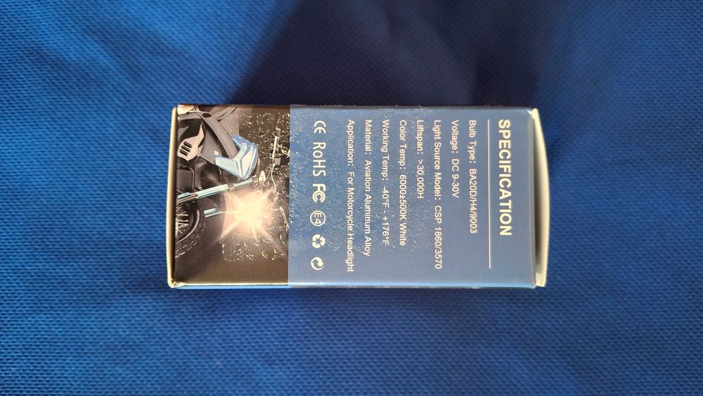 Лампа H4 LED мотоцикл, авто