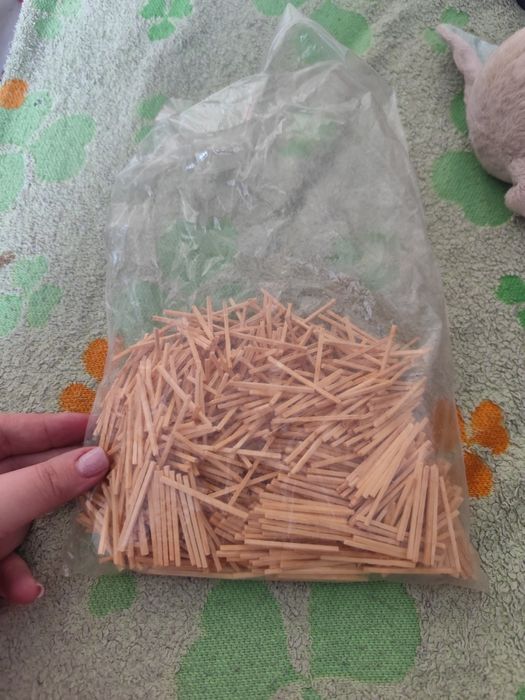 Продам мешочек деревянной соломки