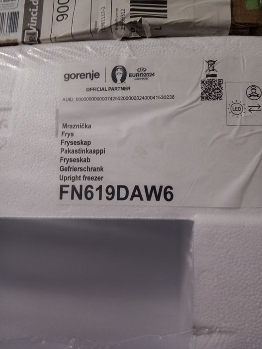 Чисто нов вертикален фризер Gorenje  No Frost   2 години гаранция