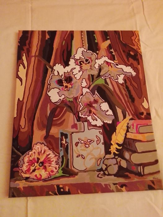 Tablouri pictate floro 50x40