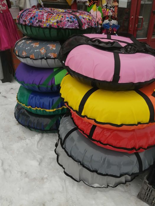 Ватрушки, тюбинги разные размеры