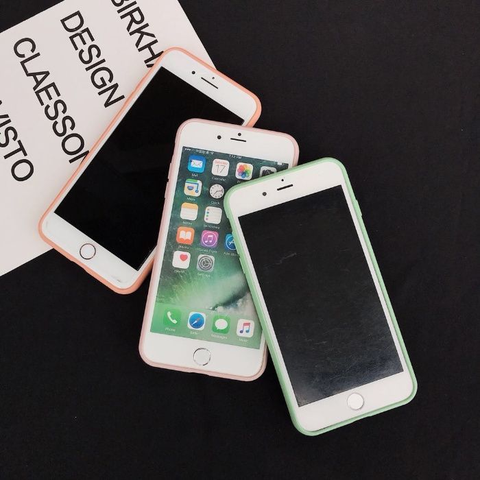 Husa antisoc cu microfibra pt. iPhone SE 2020 / 7 / 8