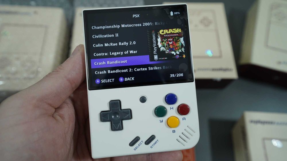 Miyoo Mini Plus - 128GB ; 8500 игри PSX, Sega, Nintendo, Game Boy