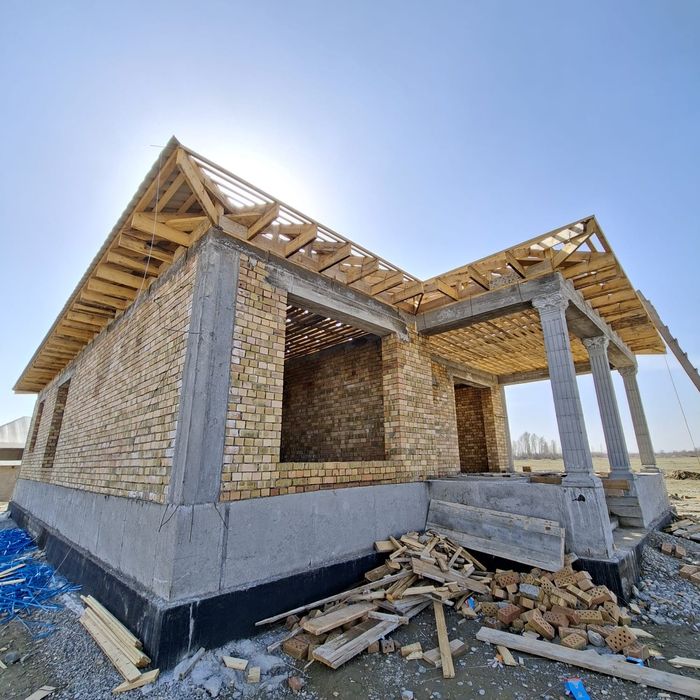 Кровля. Крыша под ключ. Франтон. Карниз.