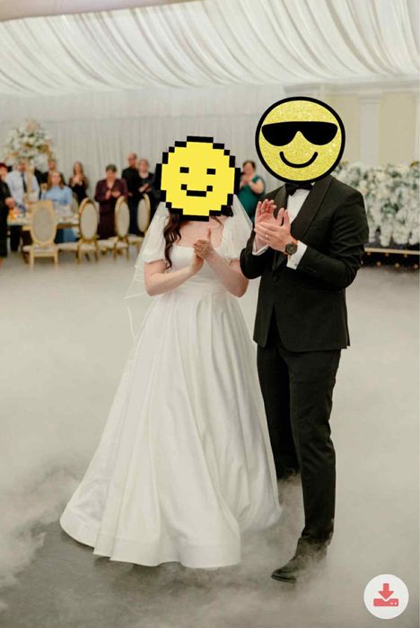 Rochie de mireasa curatata si calcata