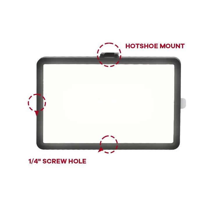 LED панел видео осветление 8 inch , Диодно осветление / постоянно