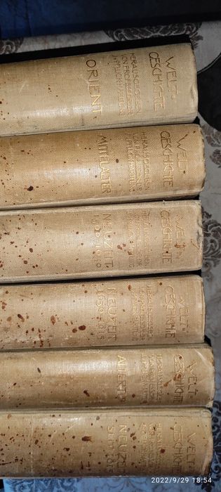 Welt-Geschichte (6 vol set - complet)