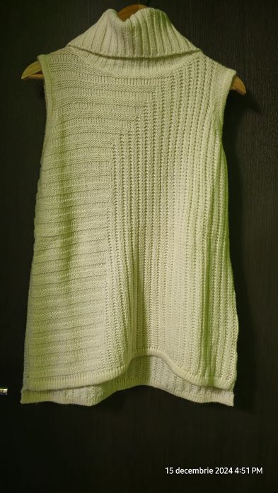 Pulover de damă alb