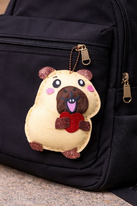 Мягкая игрушка Капибара Capibara из фетра.